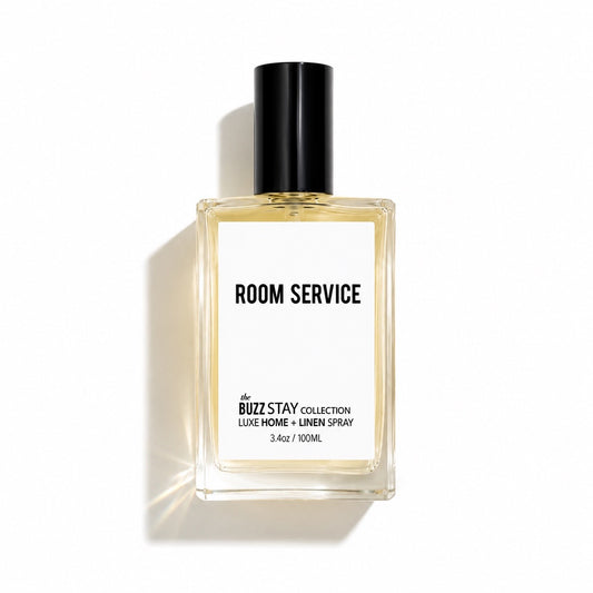 ROOM SERVICE - the BUZZ STAY // HOME + LINEN SPRAY
