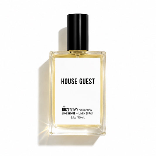 HOUSE GUEST- the BUZZ STAY //  HOME + LINEN SPRAY//  HOME +  LINEN SPRAY